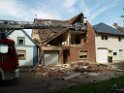 21.7.2009 Haus explodiert Erftstadt Dirmertsheim Brueckenstr
